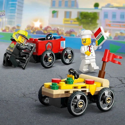 LEGO Race Car Pack: Pizza Van vs Fire Truck 60458 City (Pre-Order: January 2025)