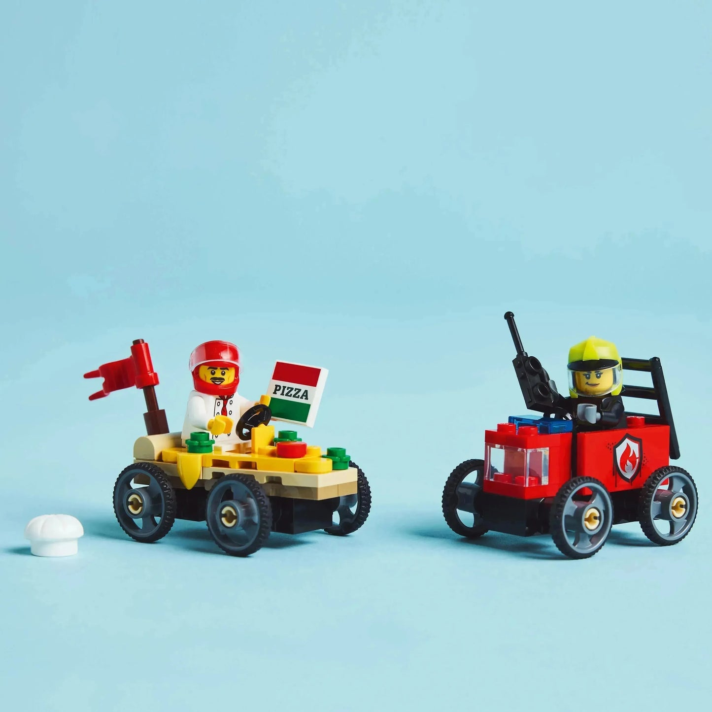 LEGO Race Car Pack: Pizza Van vs Fire Truck 60458 City (Pre-Order: January 2025)