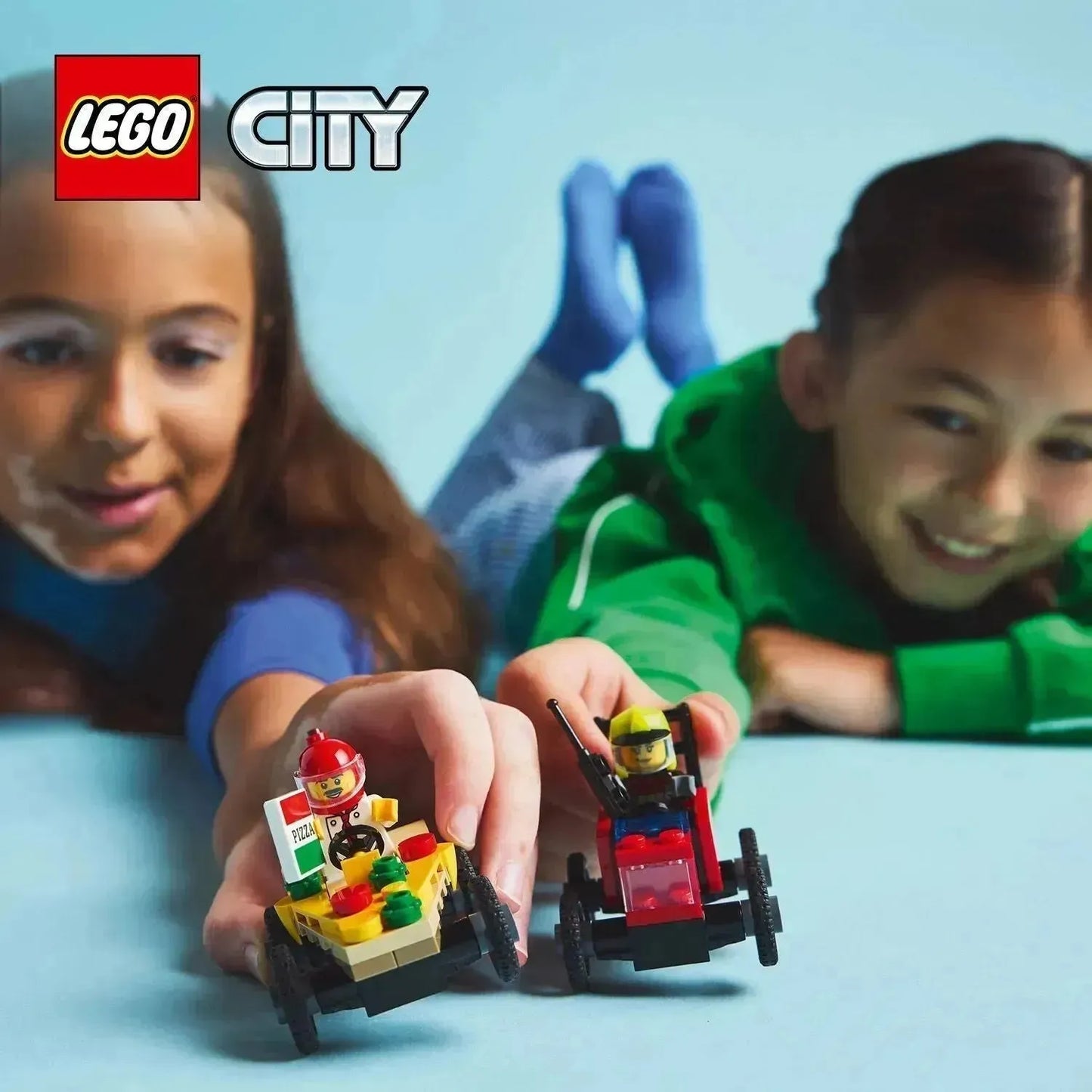 LEGO Race Car Pack: Pizza Van vs Fire Truck 60458 City (Pre-Order: January 2025)