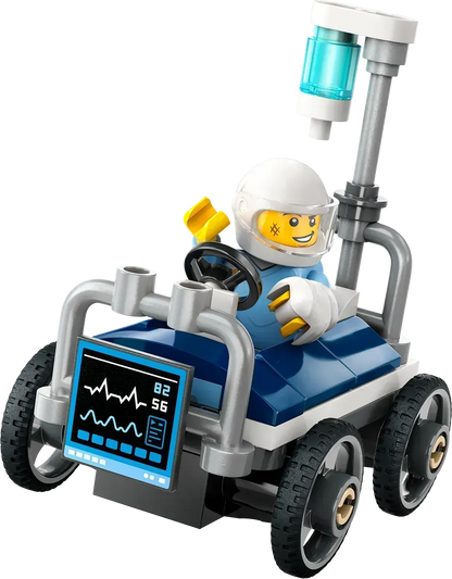 LEGO Race Car Pack: Airplane vs Hospital Bed 60459 City (Pre-Order: January 2025)