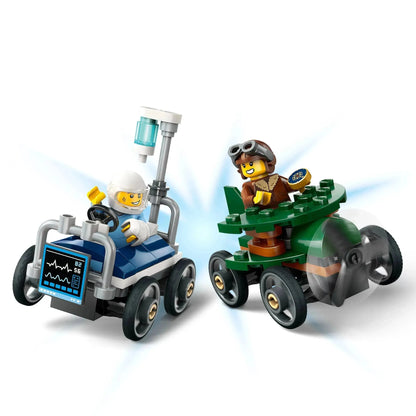 LEGO Race Car Pack: Airplane vs Hospital Bed 60459 City (Pre-Order: January 2025)