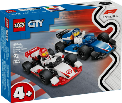 LEGO F1 Williams Racing &amp; Haas Formula 1 Cars 60464 City (Pre-Order: January 2025)