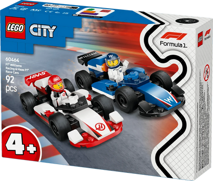 LEGO F1 Williams Racing &amp; Haas Formula 1 Cars 60464 City (Pre-Order: January 2025)