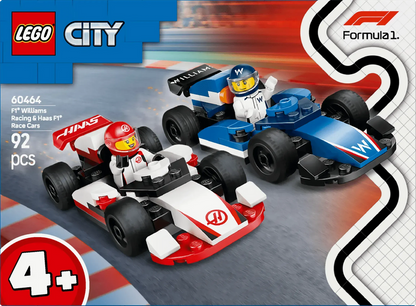 LEGO F1 Williams Racing &amp; Haas Formula 1 Cars 60464 City (Pre-Order: January 2025)