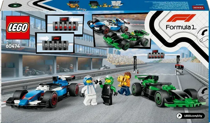 LEGO F1 Starting Line with VCARB &amp; Sauber Formula 1 Cars 60474 City