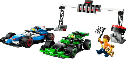 LEGO F1 Starting Line with VCARB &amp; Sauber Formula 1 Cars 60474 City