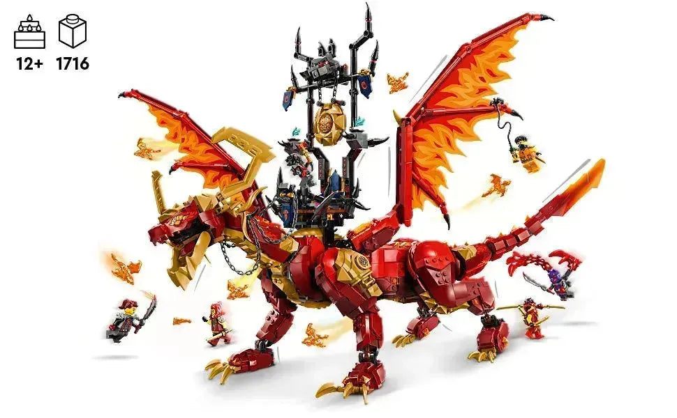 LEGO Bron Draak van Beweging 71822 Ninjago