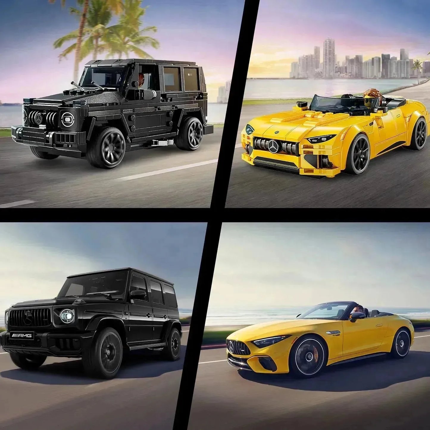 LEGO Mercedes-AMG GT Roadster 2024 &amp; AMG G 63 76924 Speedchampions