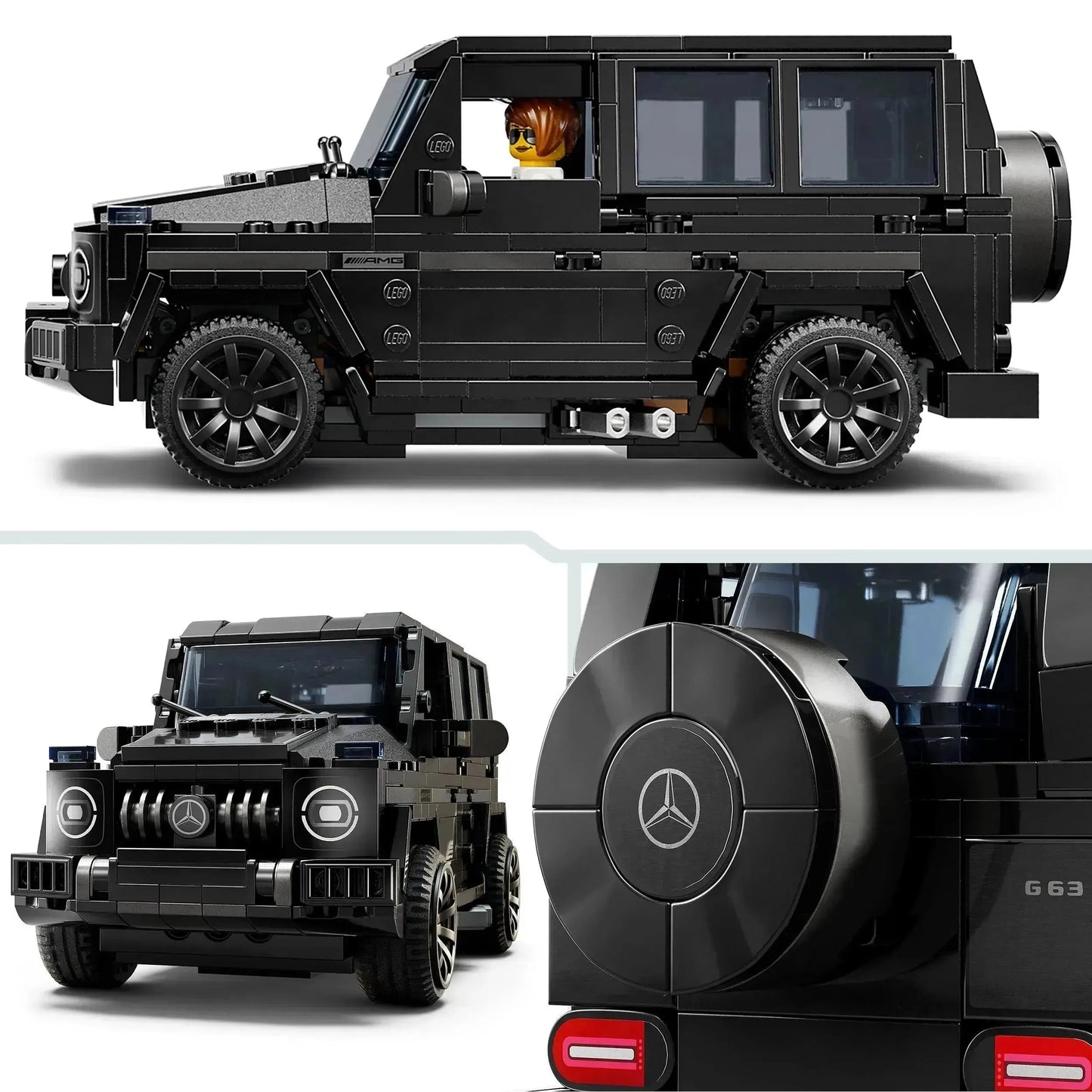 LEGO Mercedes-AMG GT Roadster 2024 &amp; AMG G 63 76924 Speedchampions