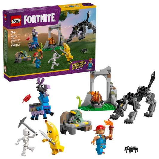 LEGO Peely en Sparkplugs kamp 77075 Fortnite (Pre-Order: juni)