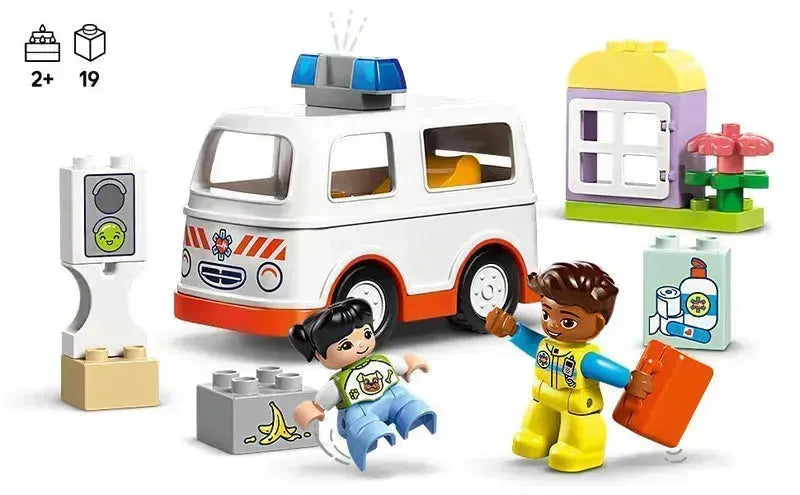 LEGO Krankenwagen mit Fahrer 10447 DUPLO