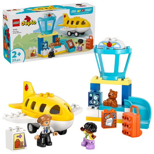 LEGO Voor het eerst op het vliegveld 10443 DUPLO