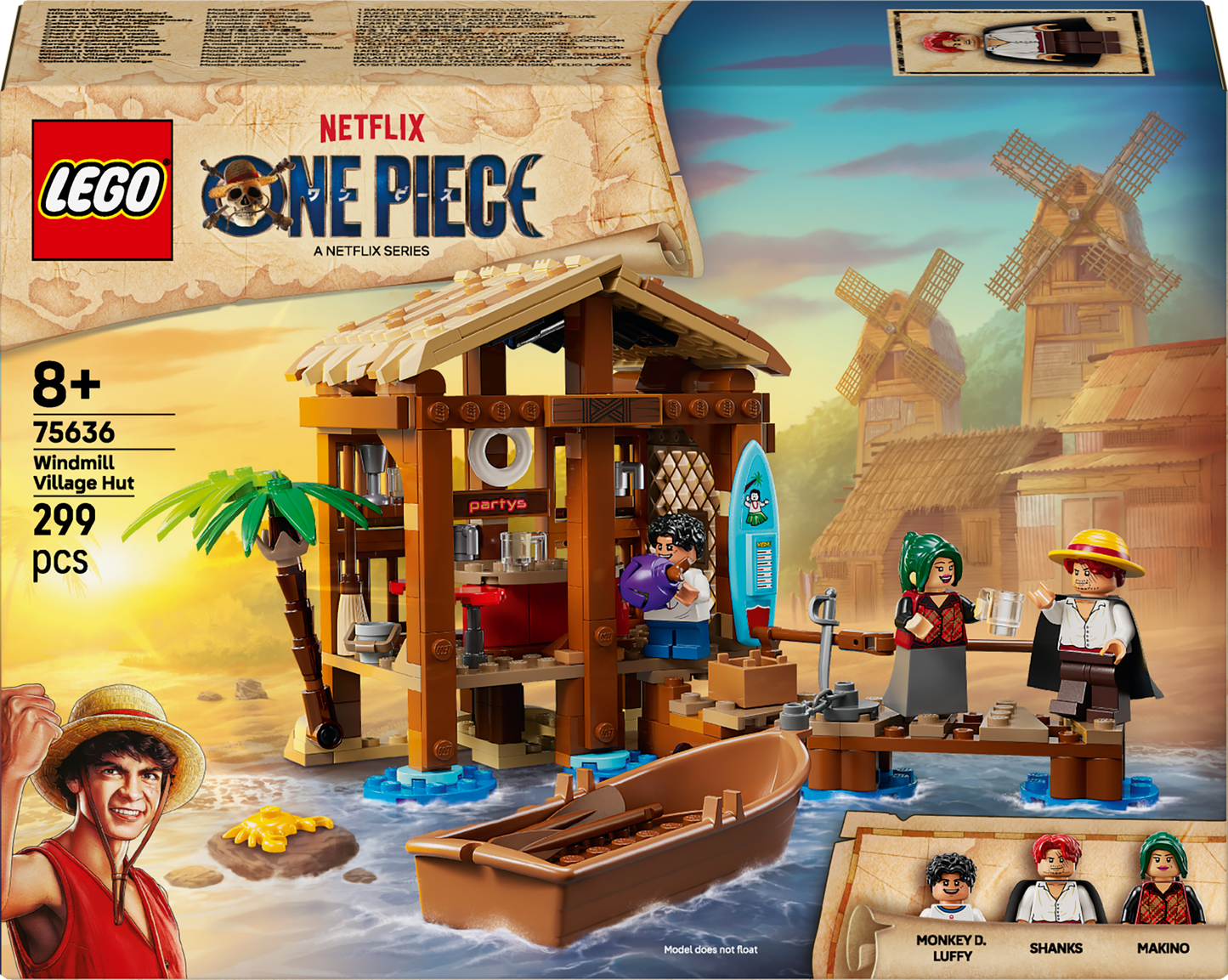 LEGO Hut in Windmolendorp 75636 One Piece