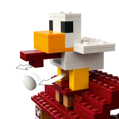 LEGO De Ghast-ballon aanval op het dorp 21273 Minecraft