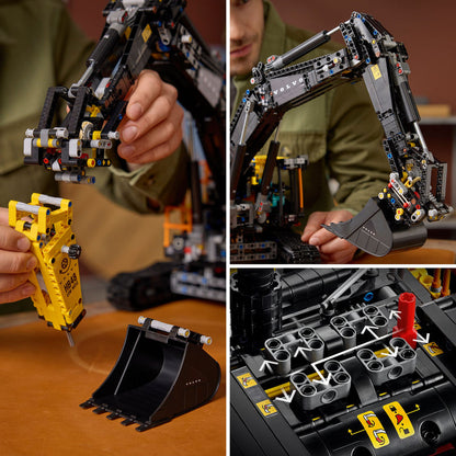LEGO Volvo EC500 Hybride Rupsgraafmachine 42215 Technic