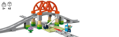 LEGO Eisenbahnbrücke und Gleis-Erweiterungsset 10426 Duplo