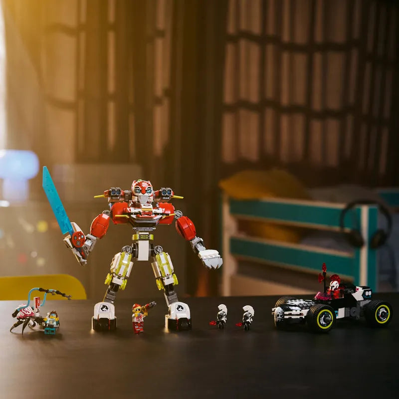 LEGO Coopers Tiger Mech &amp; Zero's HotRod 71497 Dreamzzz (Pre-Order: January 2025)