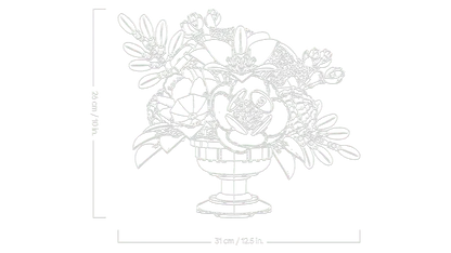 LEGO Flower Arrangement 10345 Botanical Collection (expected February 2025)