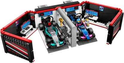 LEGO Pit Box with Mercedes AMG and Alpine F1 Cars 60444 City (Delivery: January 1, 2025)