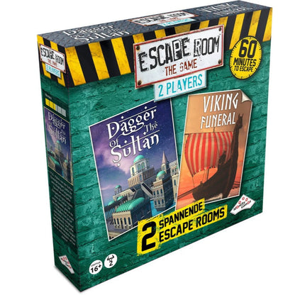 Escape Room The Game voor 2 spelers: Dagger of the Sultan/Viking Funeral