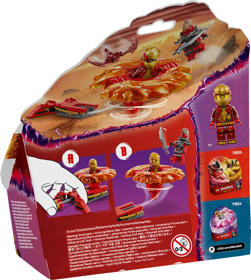 LEGO Kai's Spinjitzu Dragon Spinner 71823 Ninjago (Pre-Order: January)