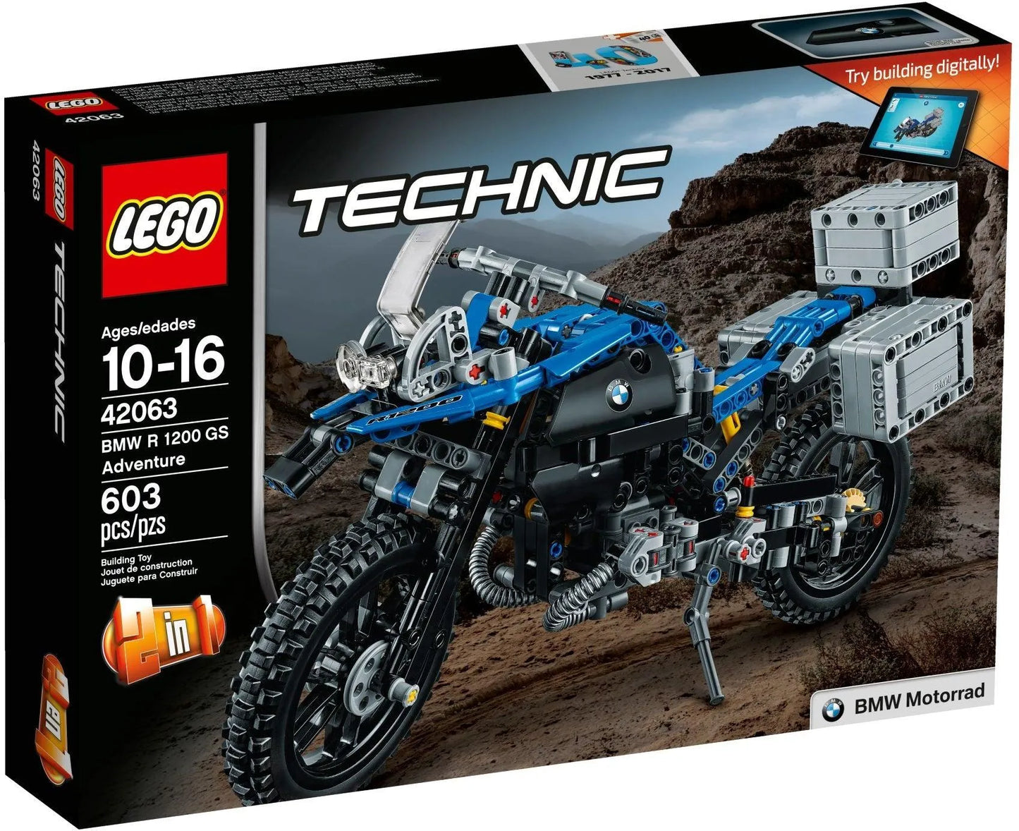 LEGO BMW R1200 GS Adventure 42063 technic LEGO TECHNIC @ 2TTOYS | Official LEGO shop😊🥰 LEGO €. 99.99