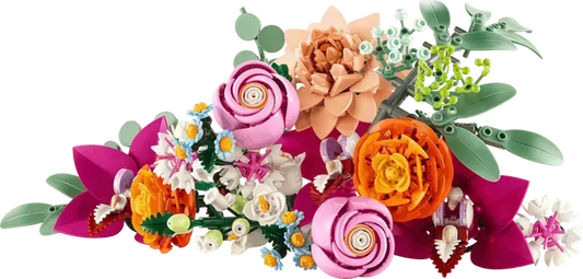 LEGO 10342 Roze boeket, nieuwe bloemenset van LEGO